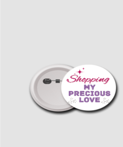 shoping my precious love - badge
