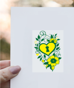 sticker of heart