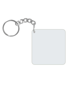 customise Keychain Square front side