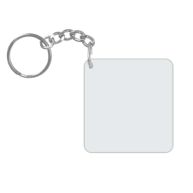 customise Keychain Square front side